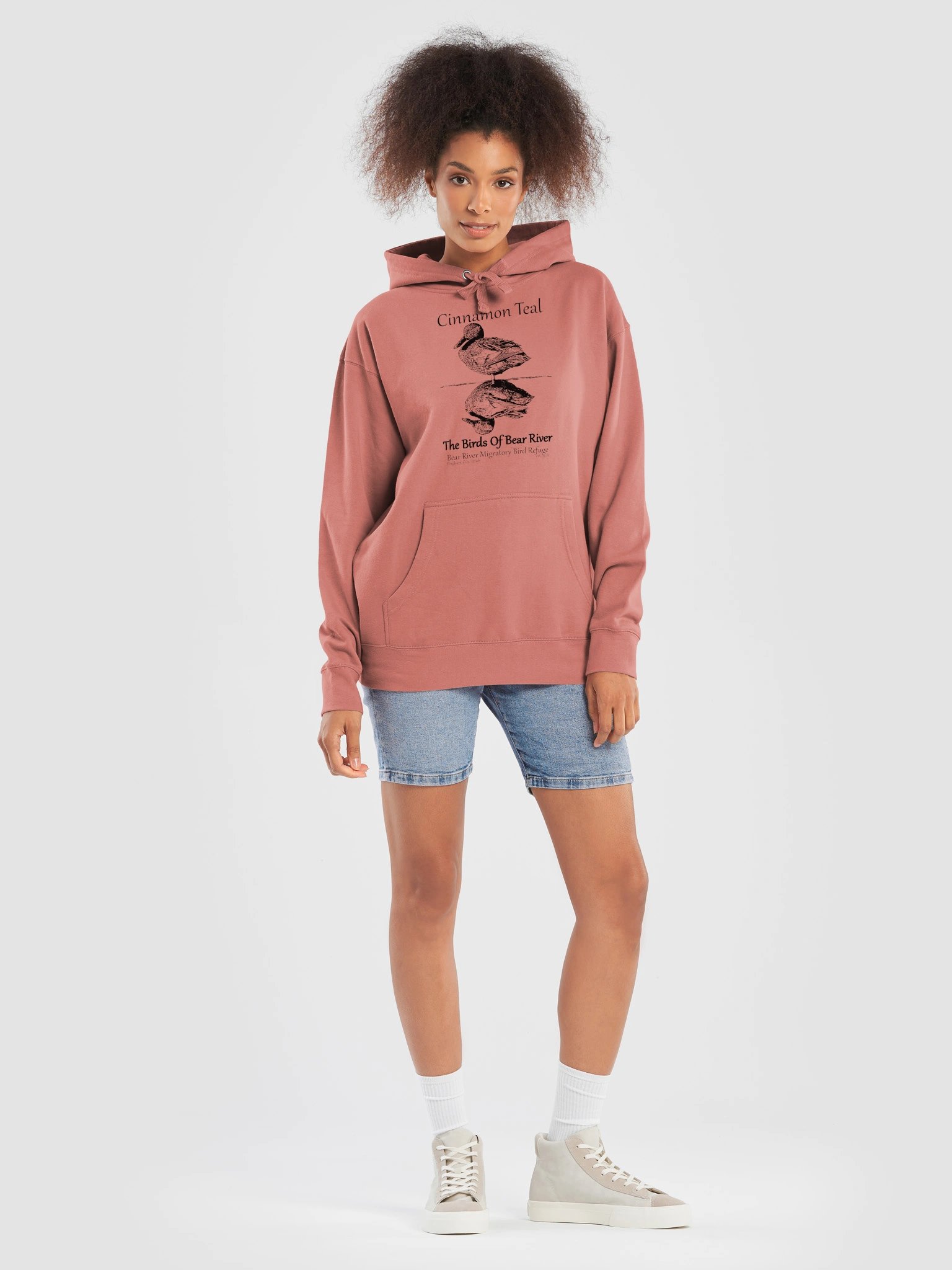 Birds of Bear River Cinnamon Teal Premium Hoodie product image (15)