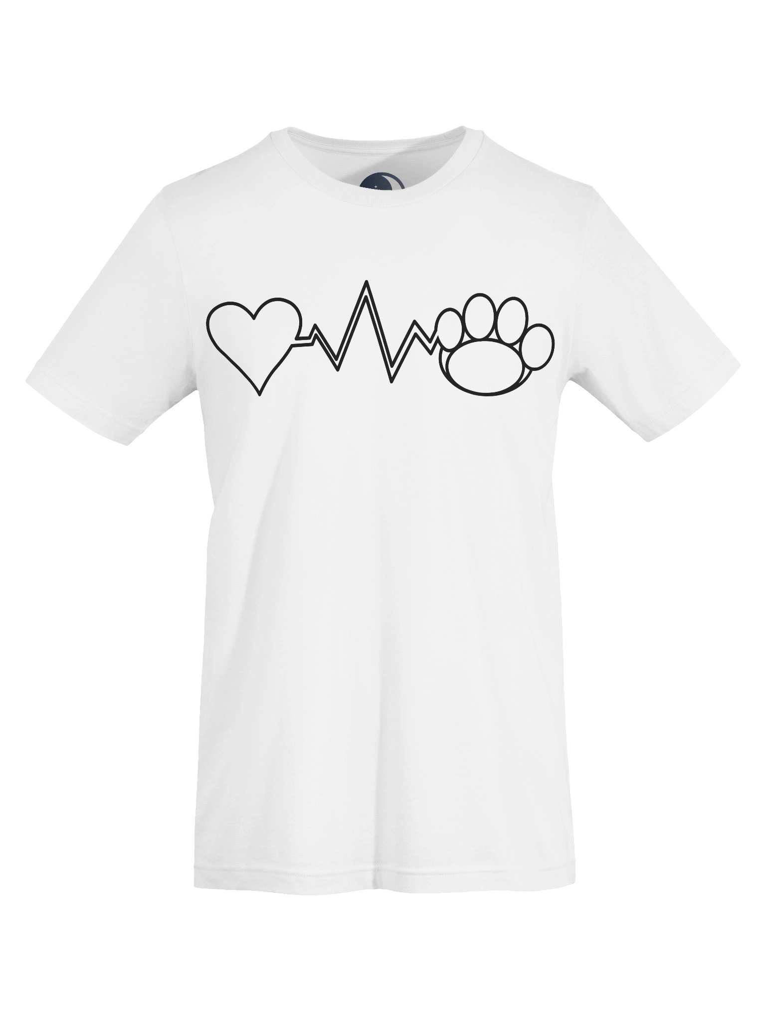 MooMoo Heart-Paw Tee (Black Outline) product image (7)