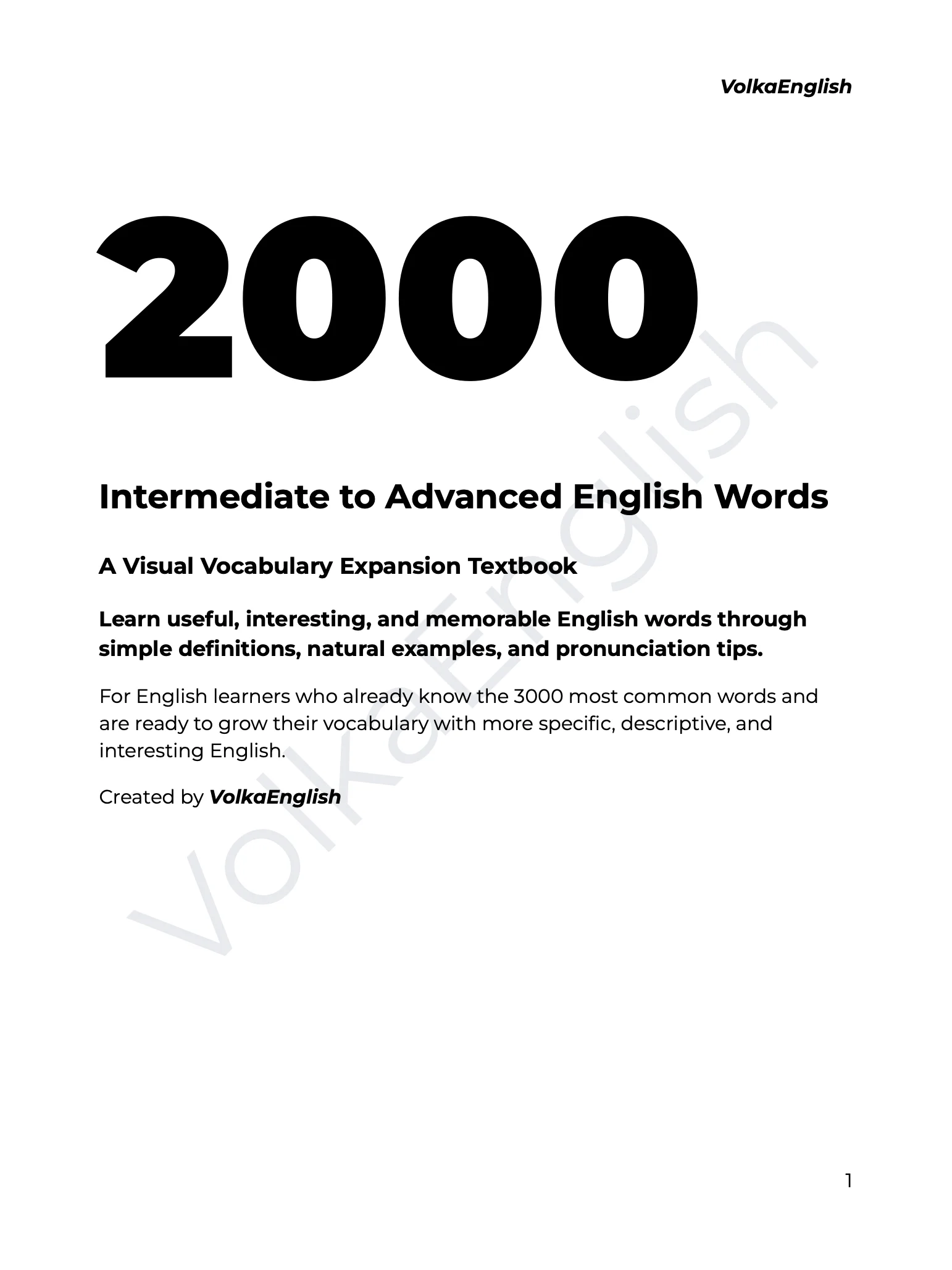 NEW! 5000 English Words Vocabulary Textbook Combo (985 Pages) product image (8)
