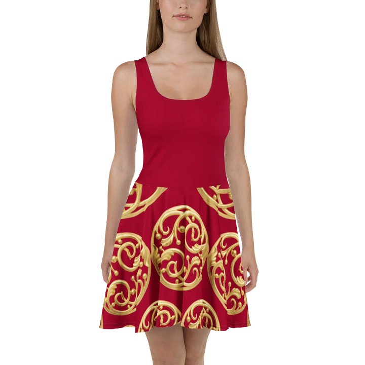 Ravishing Red All-Over Skater Dress product image (2)