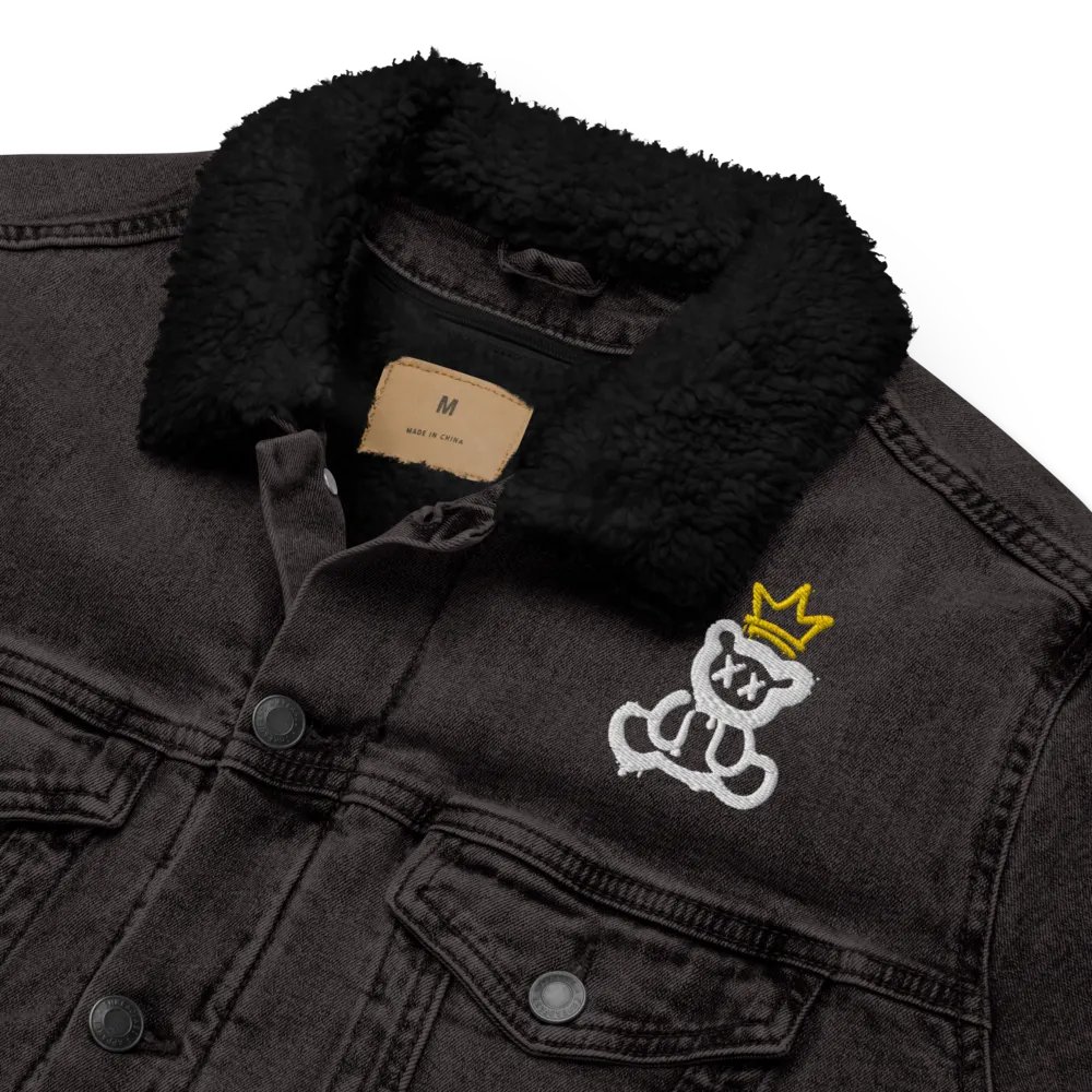 Deady Bear Denim Sherpa Jacket product image (7)