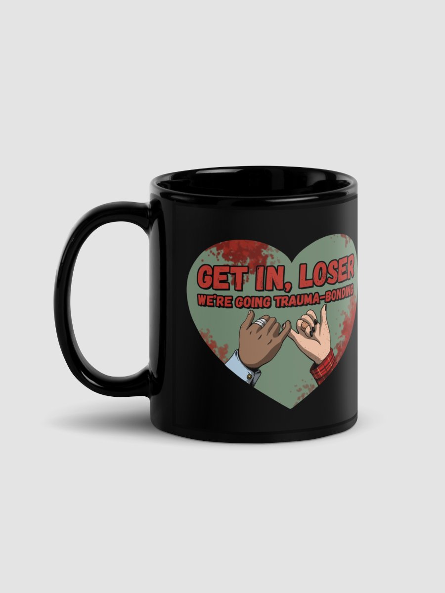 "Get In, Loser" black coffee mug product image (1)