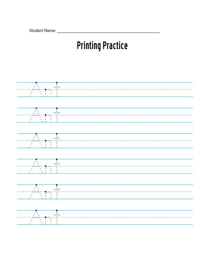 Letter Tracing Worksheets-Fun with Animals product image (2)