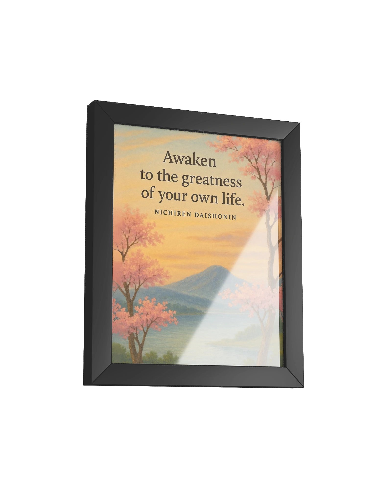 Nichiren Daishonin Inspirational Wall Art – Awaken to the Greatness of Your Life product image (42)