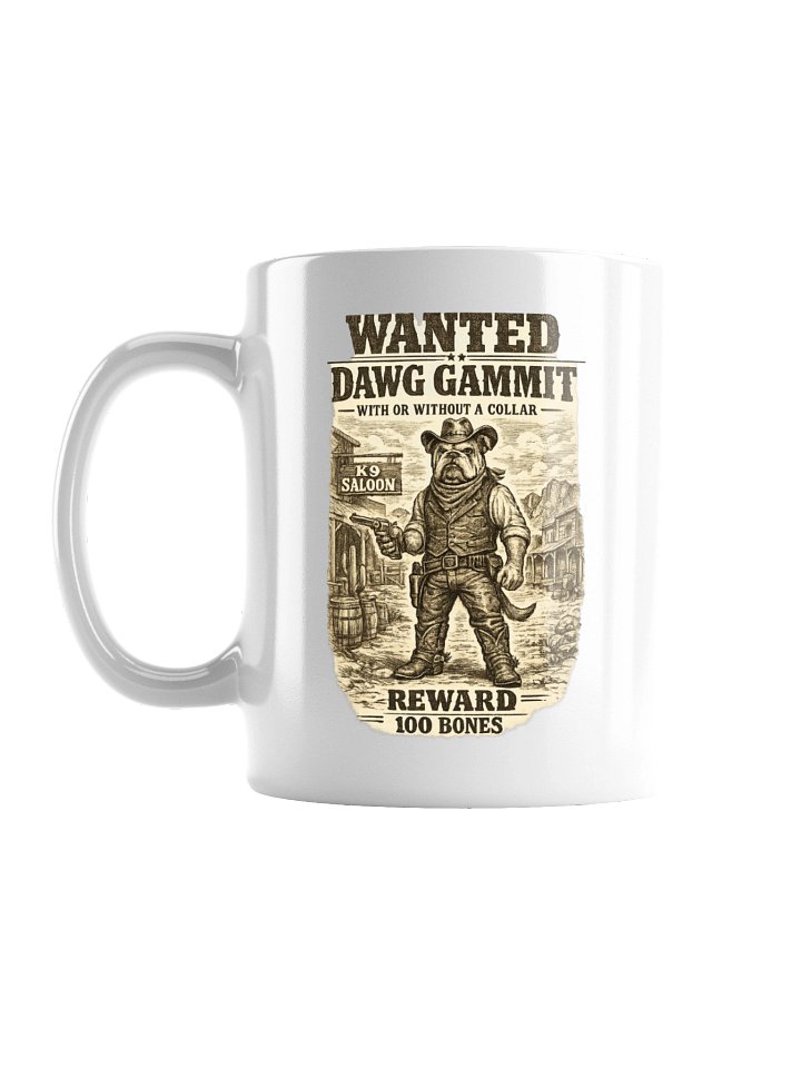 DAWG GAMMIT™ WANTED Bulldawg Mug product image (1)