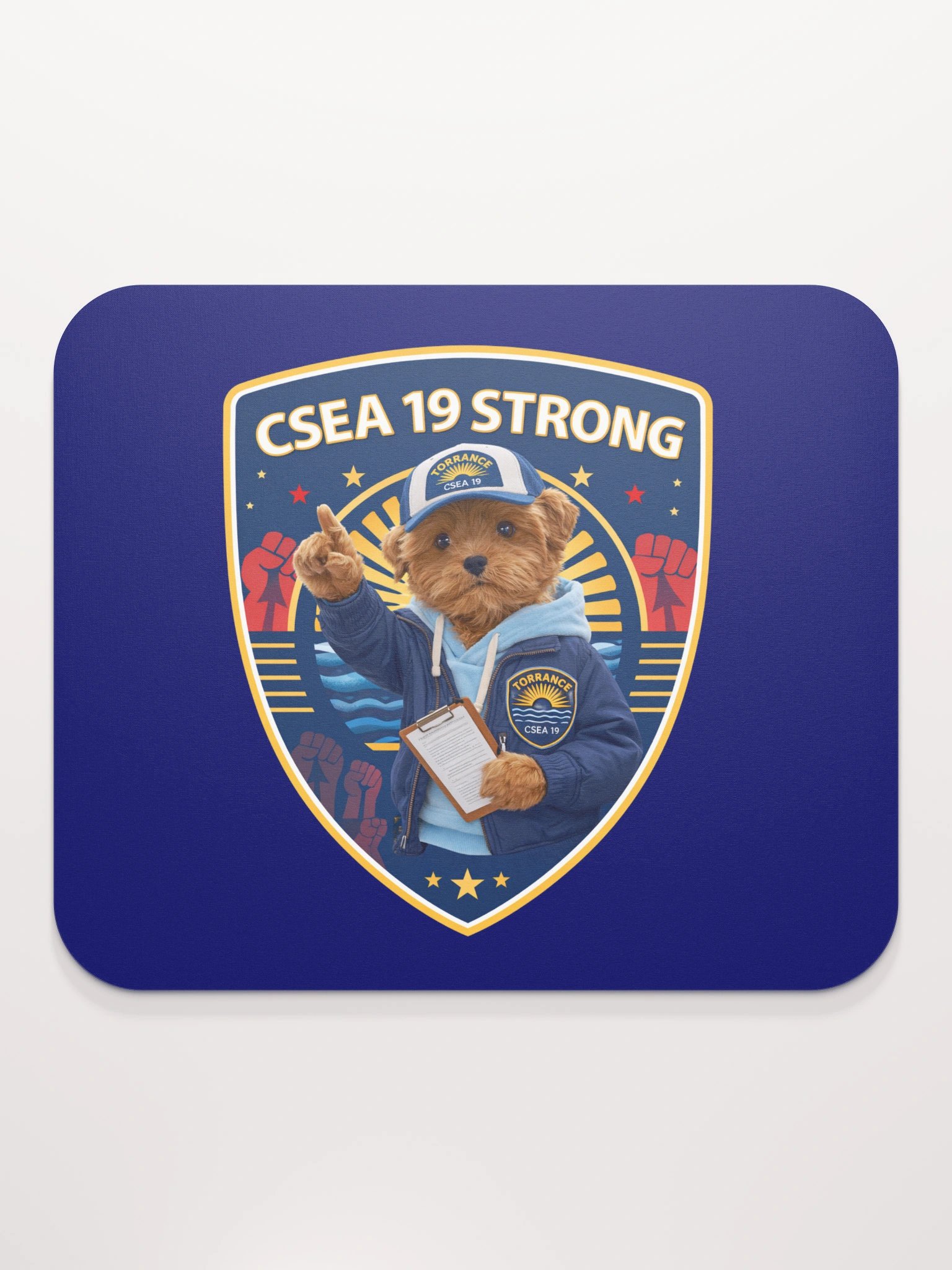 CSEA 19 Strong Union Badge Mouse Pad product image (2)
