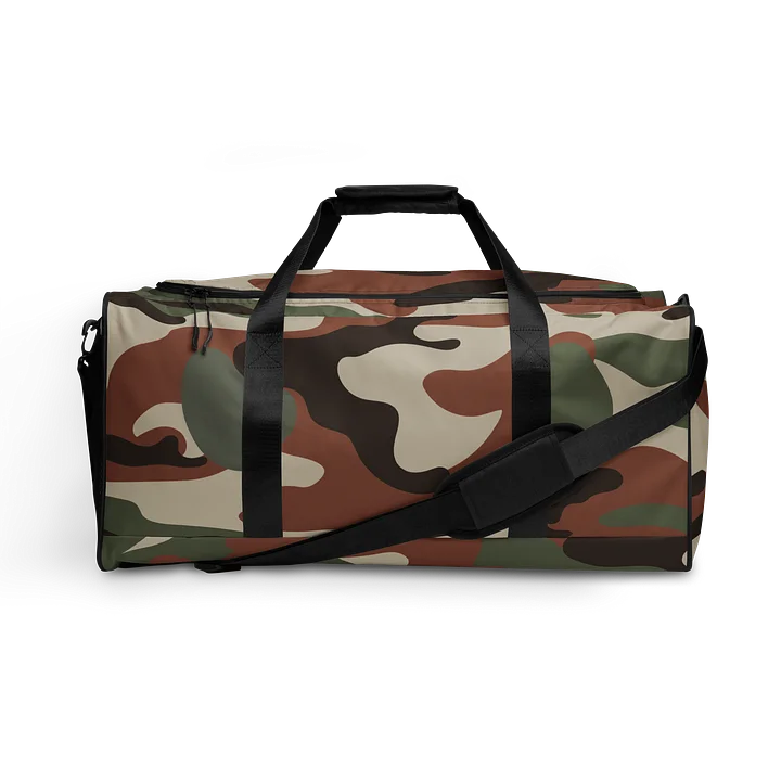Camo Duffle Bag – Military Style Gym Bag & Travel Weekender product image (1)