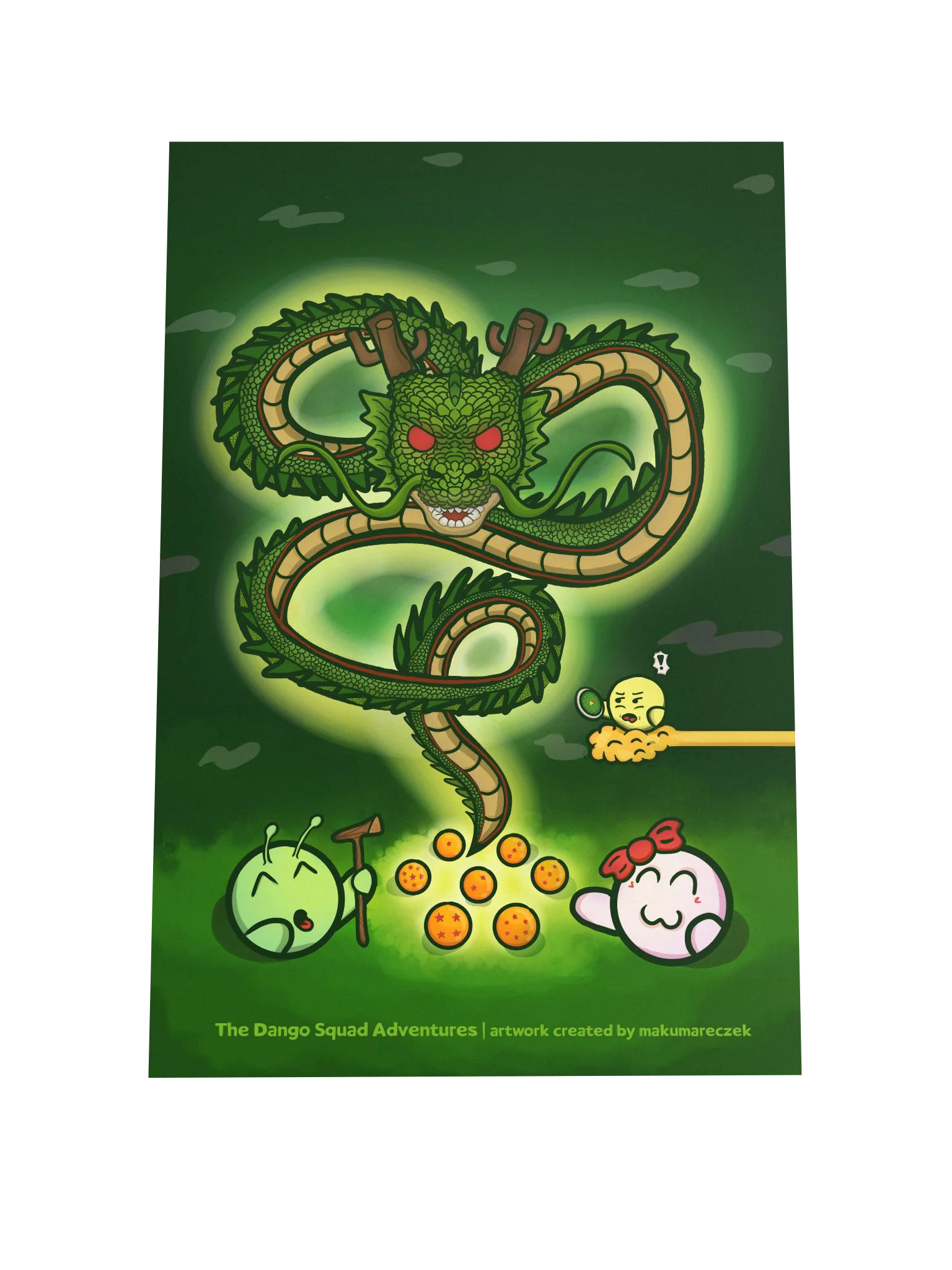 Dango Dragon - Frameless Poster product image (4)