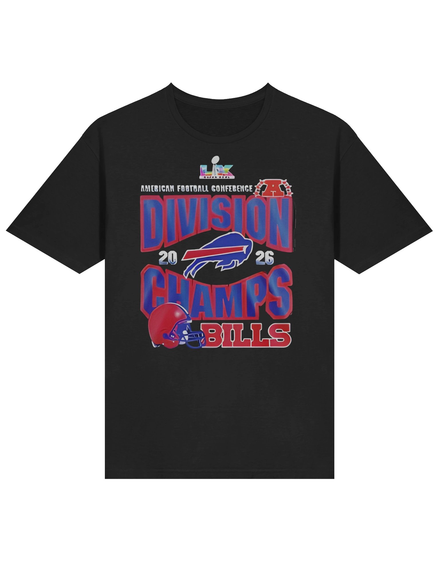 Buffalo Bills AFC Division Champions 2026 Locker Room T-Shirt product image (2)