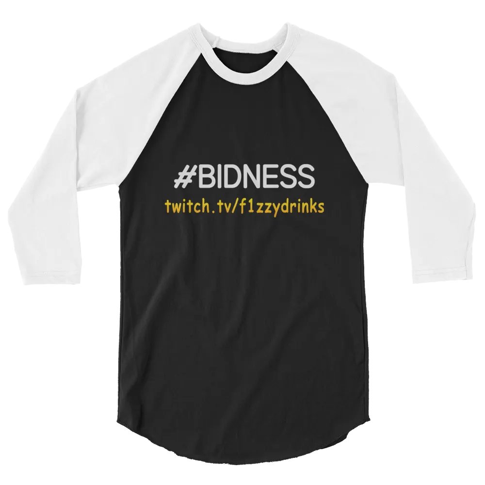 Chad The Realest - #BIDNESS Raglan Tee product image (2)