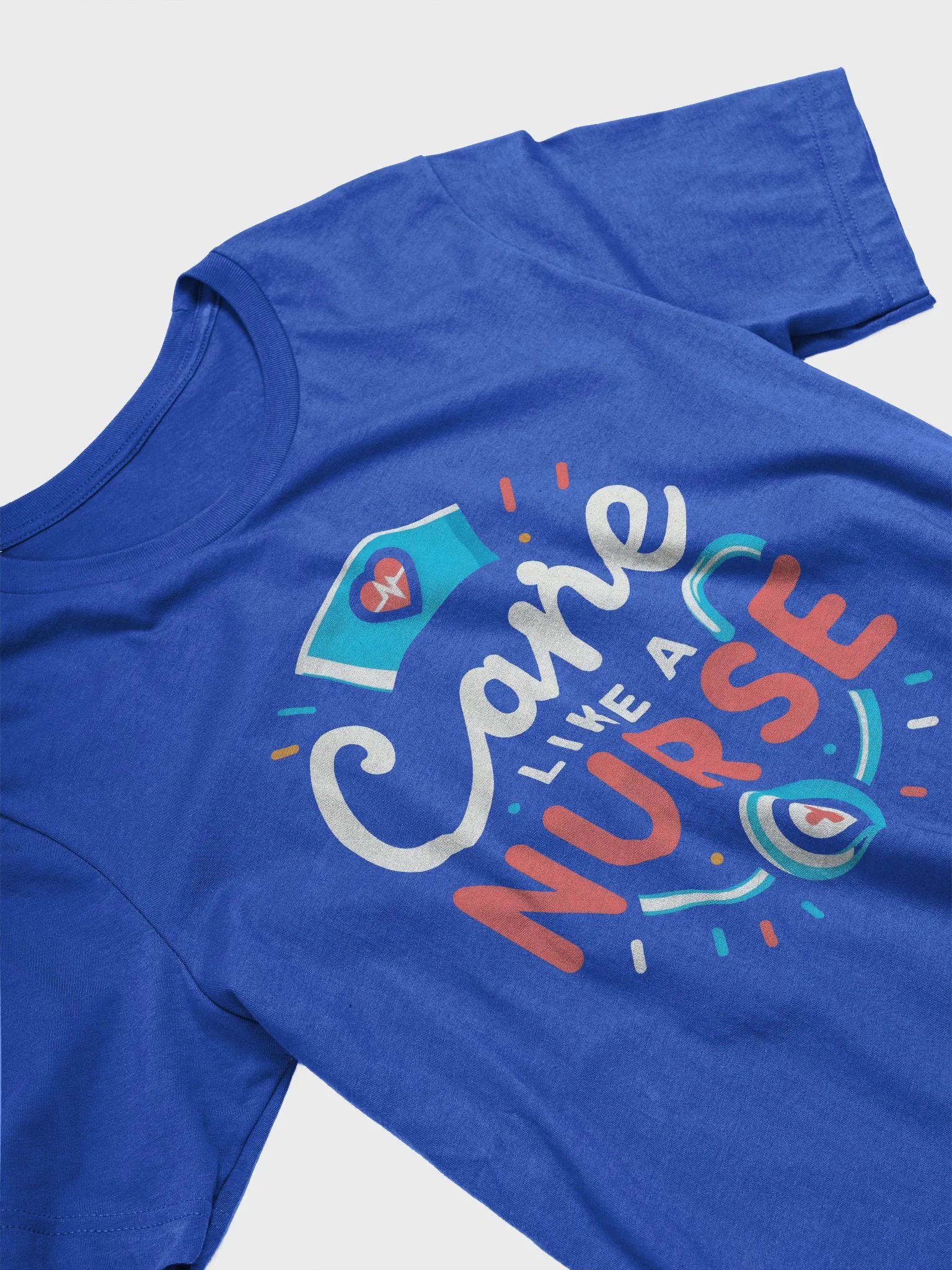 Nurses Cap, Nurse's Heartbeat T-Shirt product image (3)