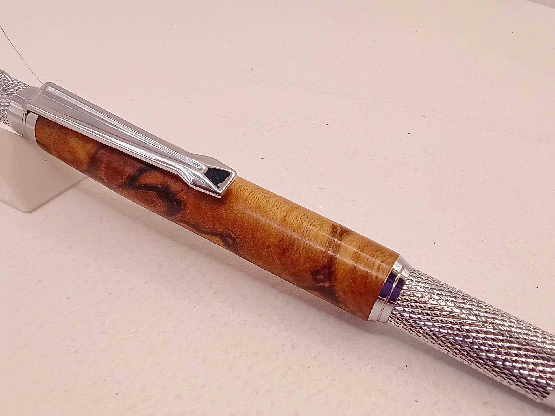 Knurl Pen – Natural Burl Edition product image (3)
