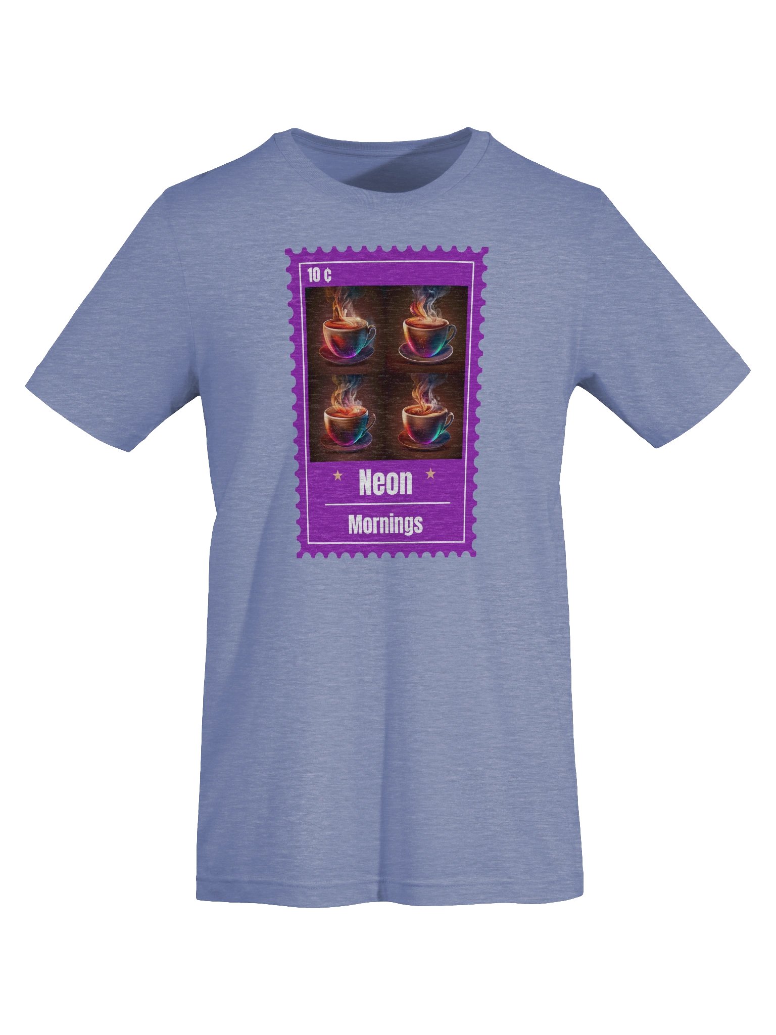 Neon Mornings Coffee Stamp T-Shirt product image (3)