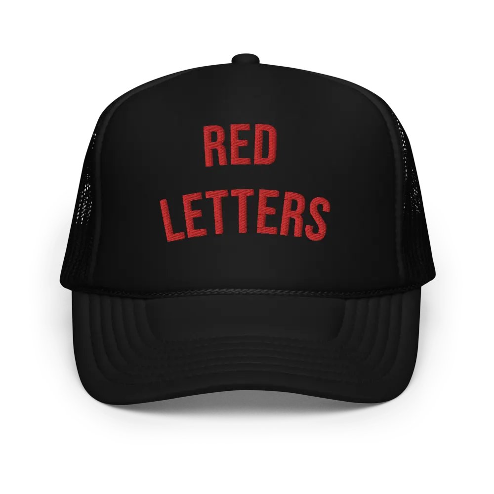 Red Letters Black Hat product image (1)