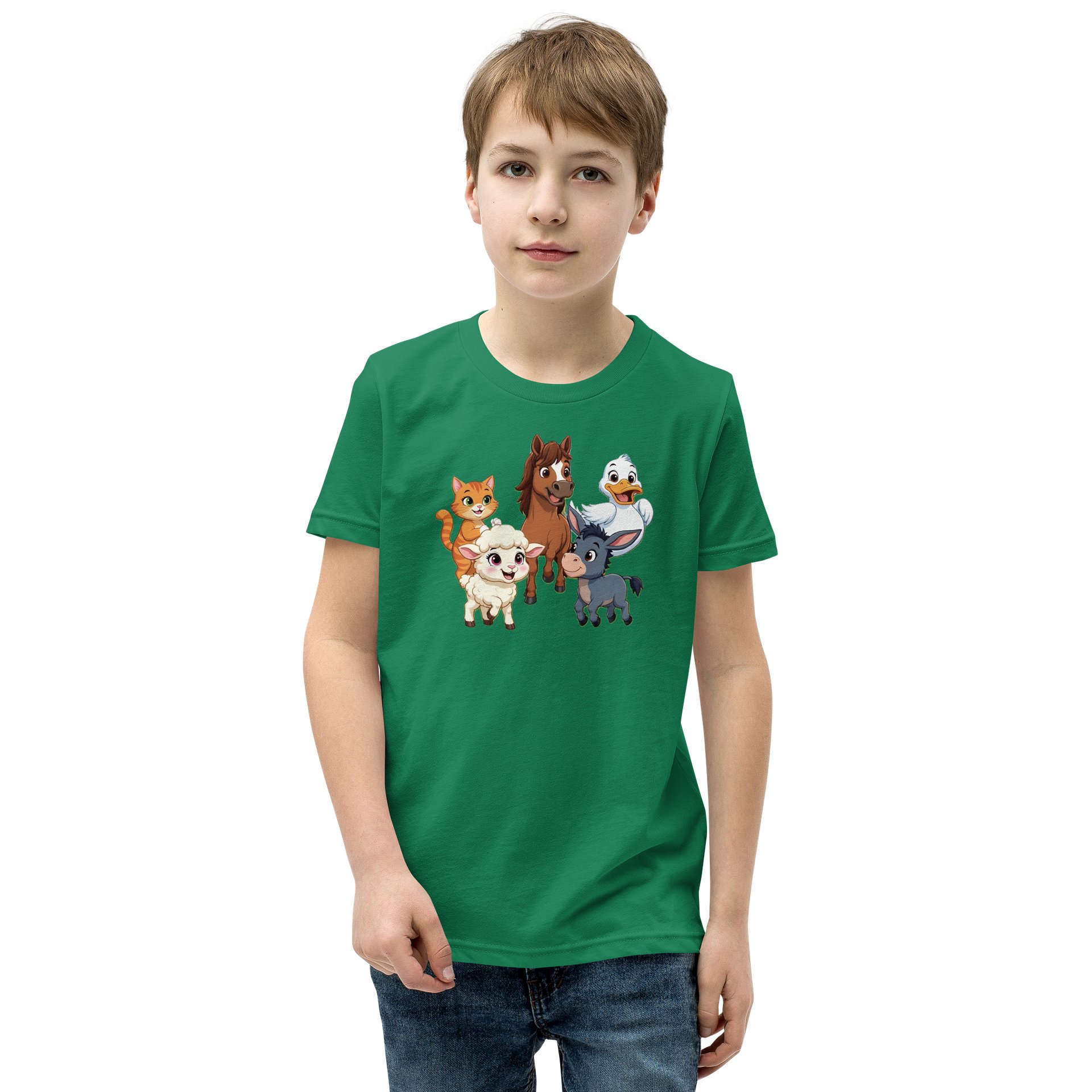 Cute Farm Friends Youth Tee product image (1)