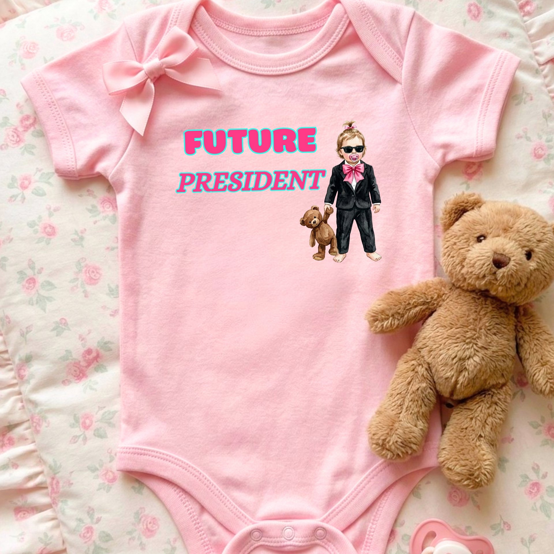 Future President🩷Super Soft🪽onesie🩷 product image (1)