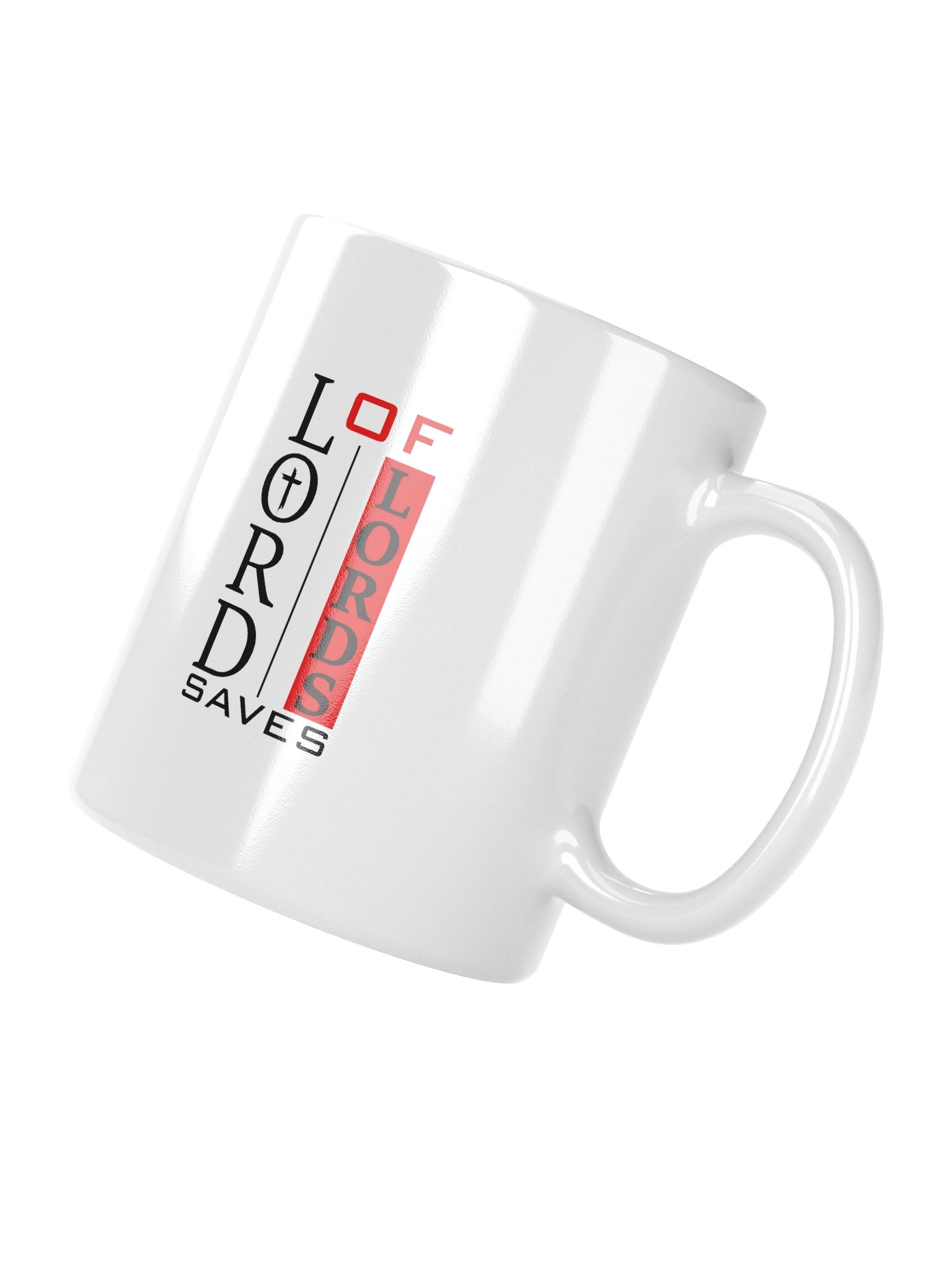 Lord of Lords Saves Christian 11 / 15 oz Mug | Jesus Christ Faith Gift | Inspirational Coffee Cup for Believers product image (9)