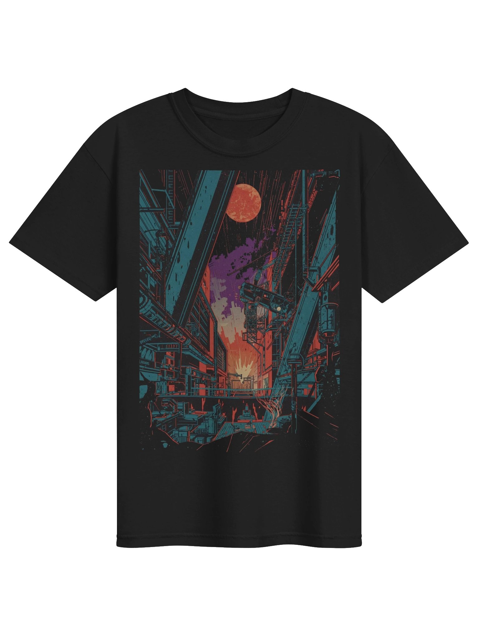 Neo-Visions Cityscape Heavyweight T-Shirt product image (1)