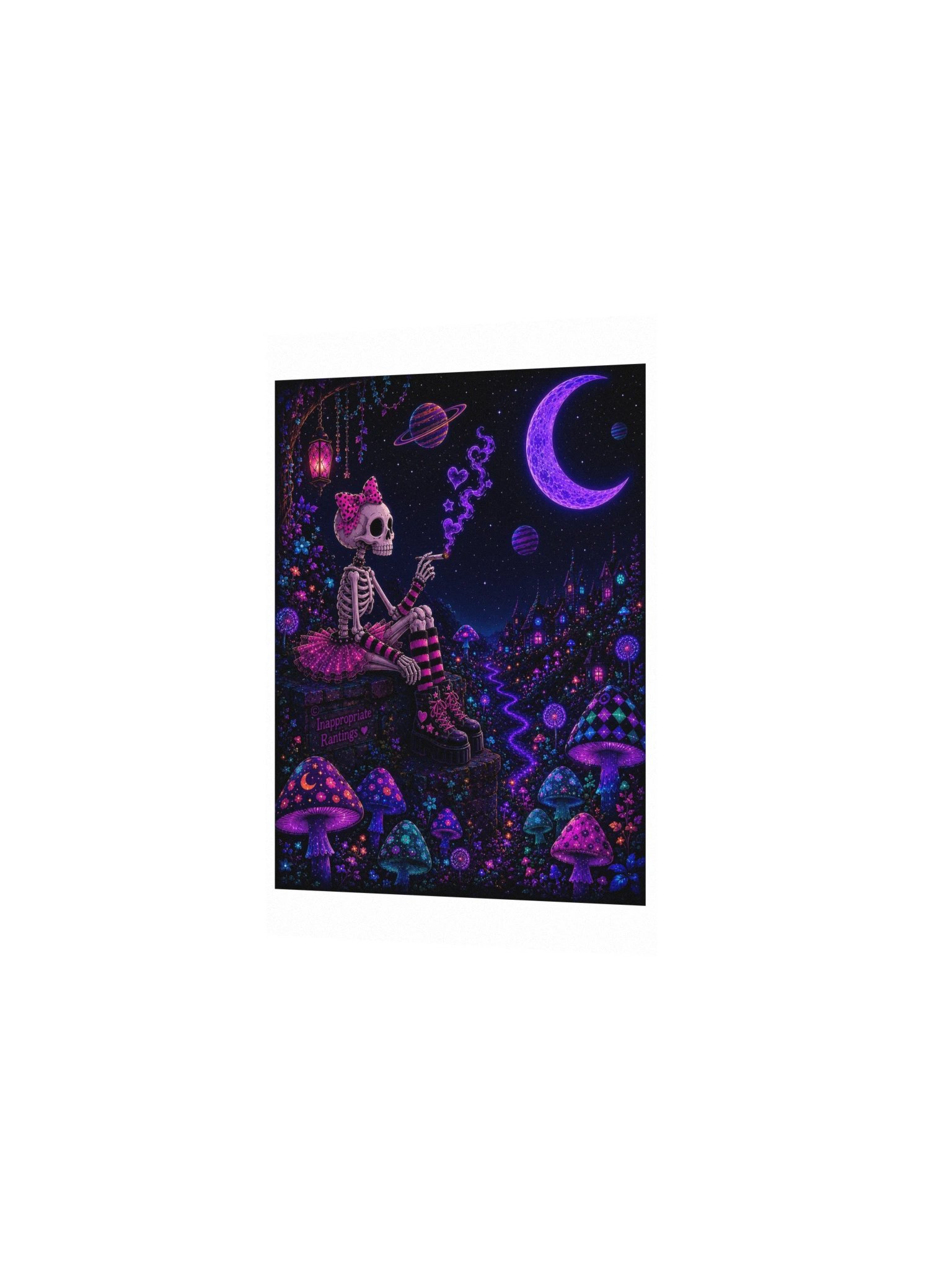 Skeleton Girl Matte Poster product image (10)