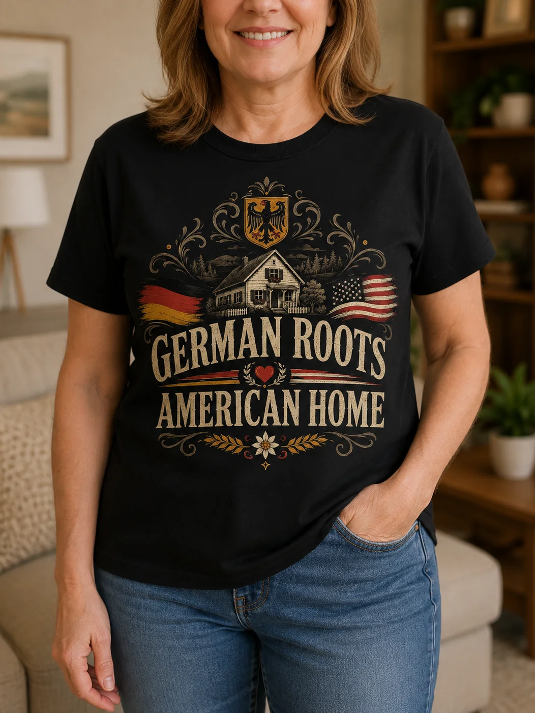 German Roots American Home Vintage Tee product image (1)