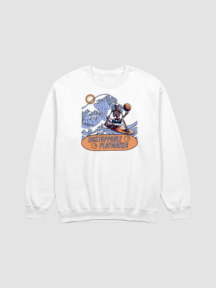 Unstoppable Playmaker Skeleton Basketball Crewneck Sweatshirt product image (15)