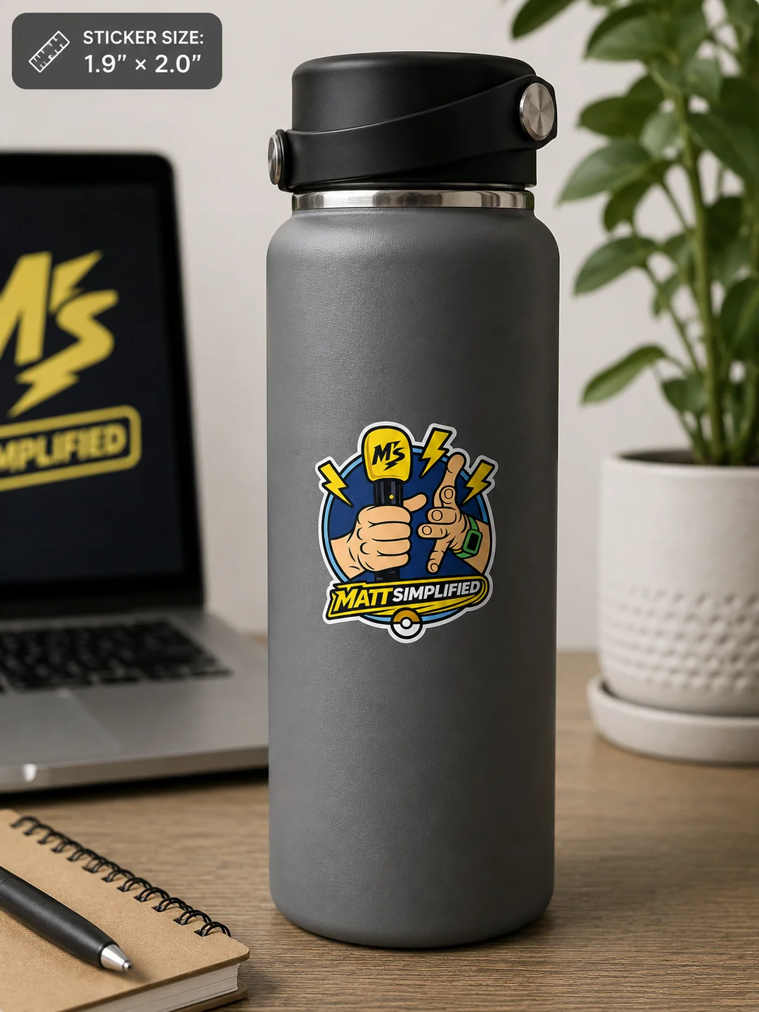 MattSimplified Hands Sticker product image (3)