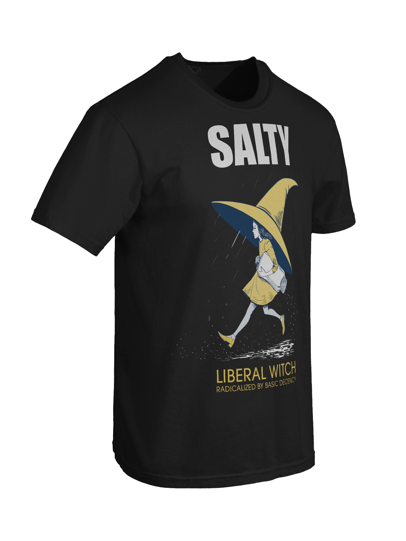 Radicalized By Basic Decency Shirt, Anti Trump Salty Witch T-Shirt, Liberal Witch Parody Shirt product image (20)