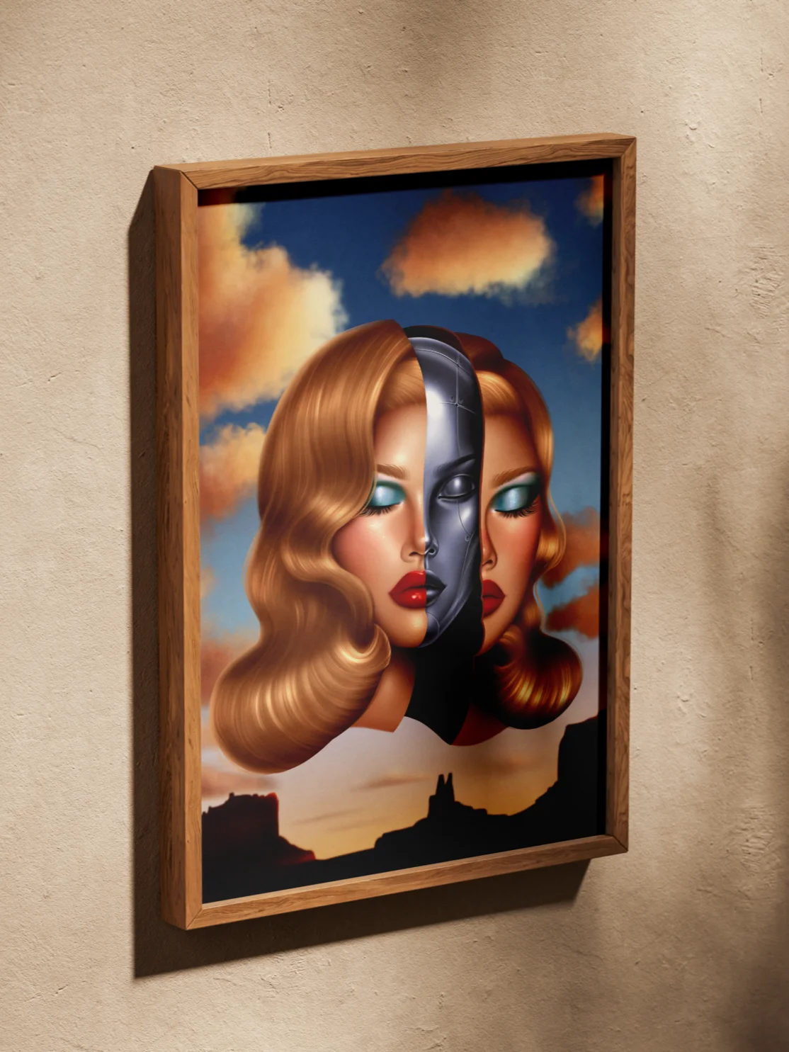 Artificial Muse Print — Borderless product image (1)