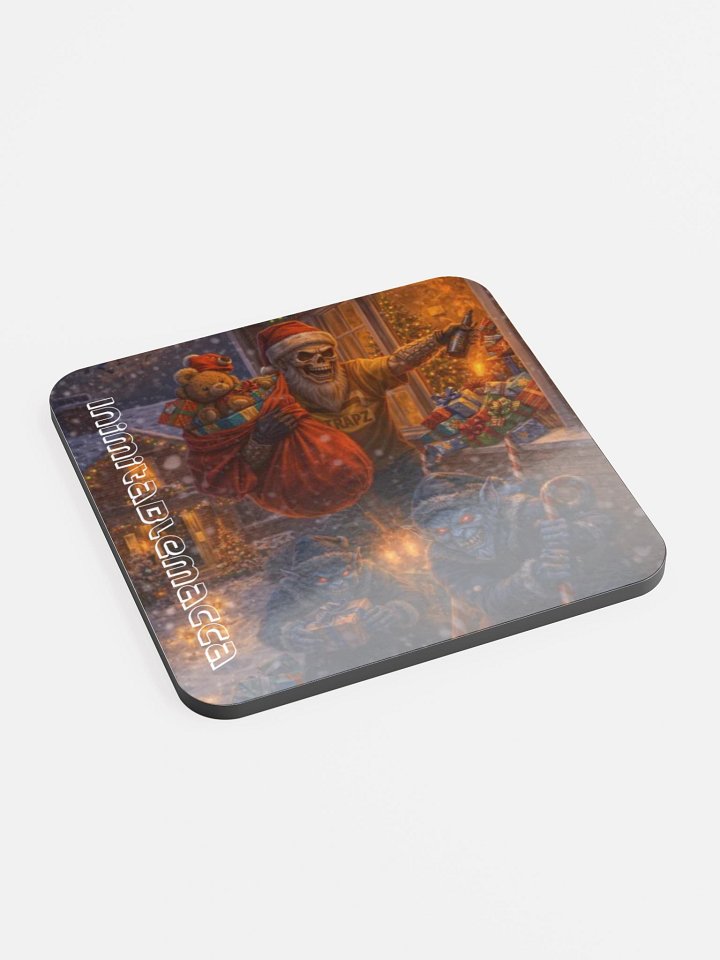 Macca Hell Christmas 2 Cork coaster product image (2)
