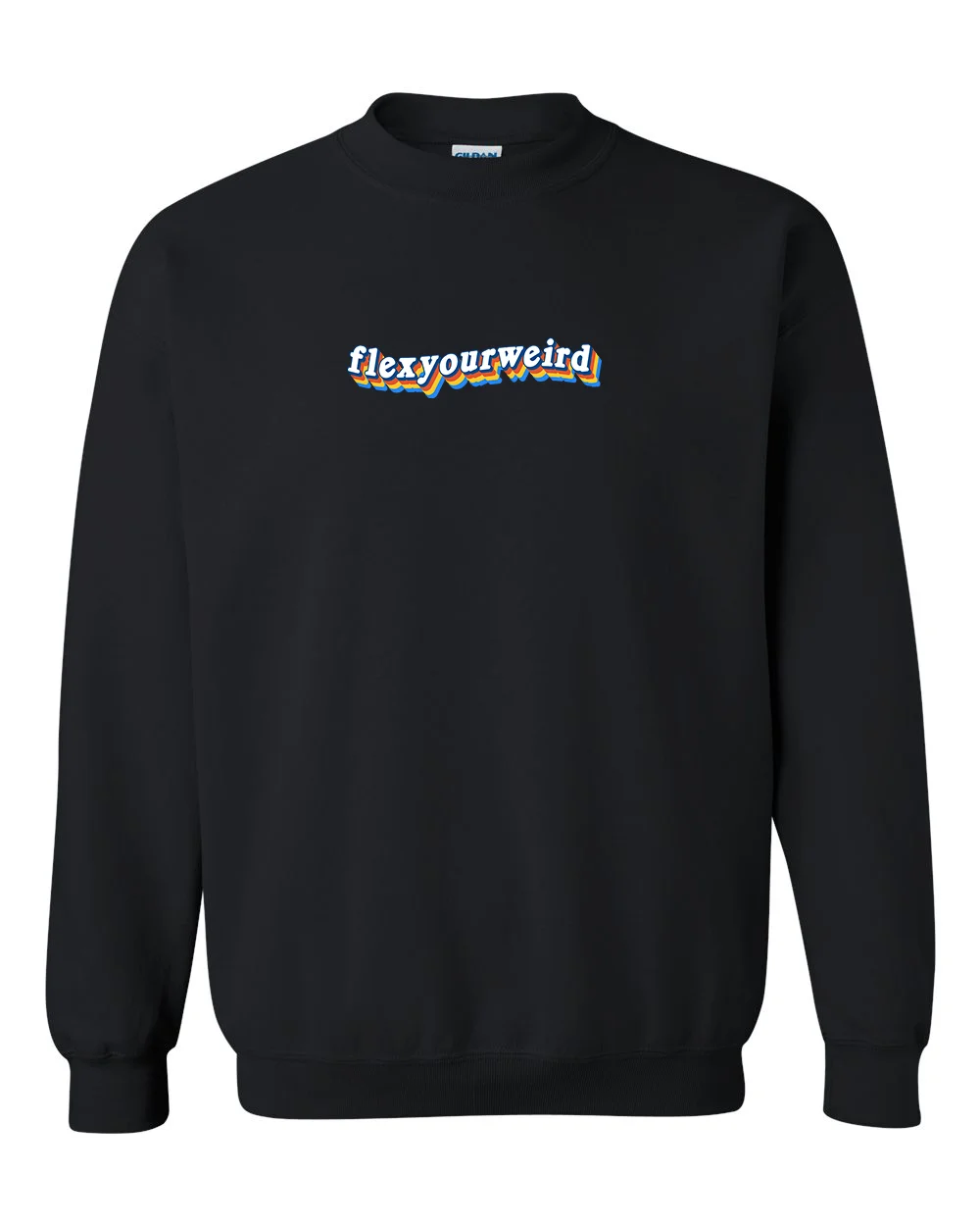 Retro Flex Crewneck - Black product image (3)