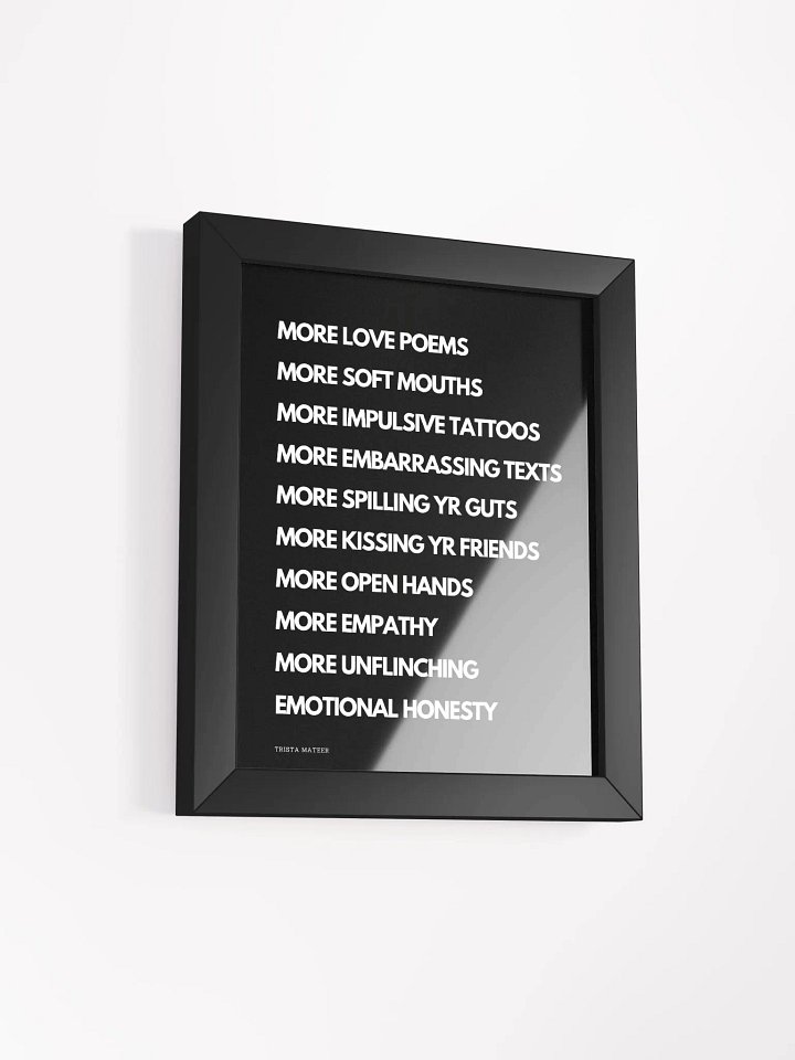 More Love Poems Framed Art Print product image (2)