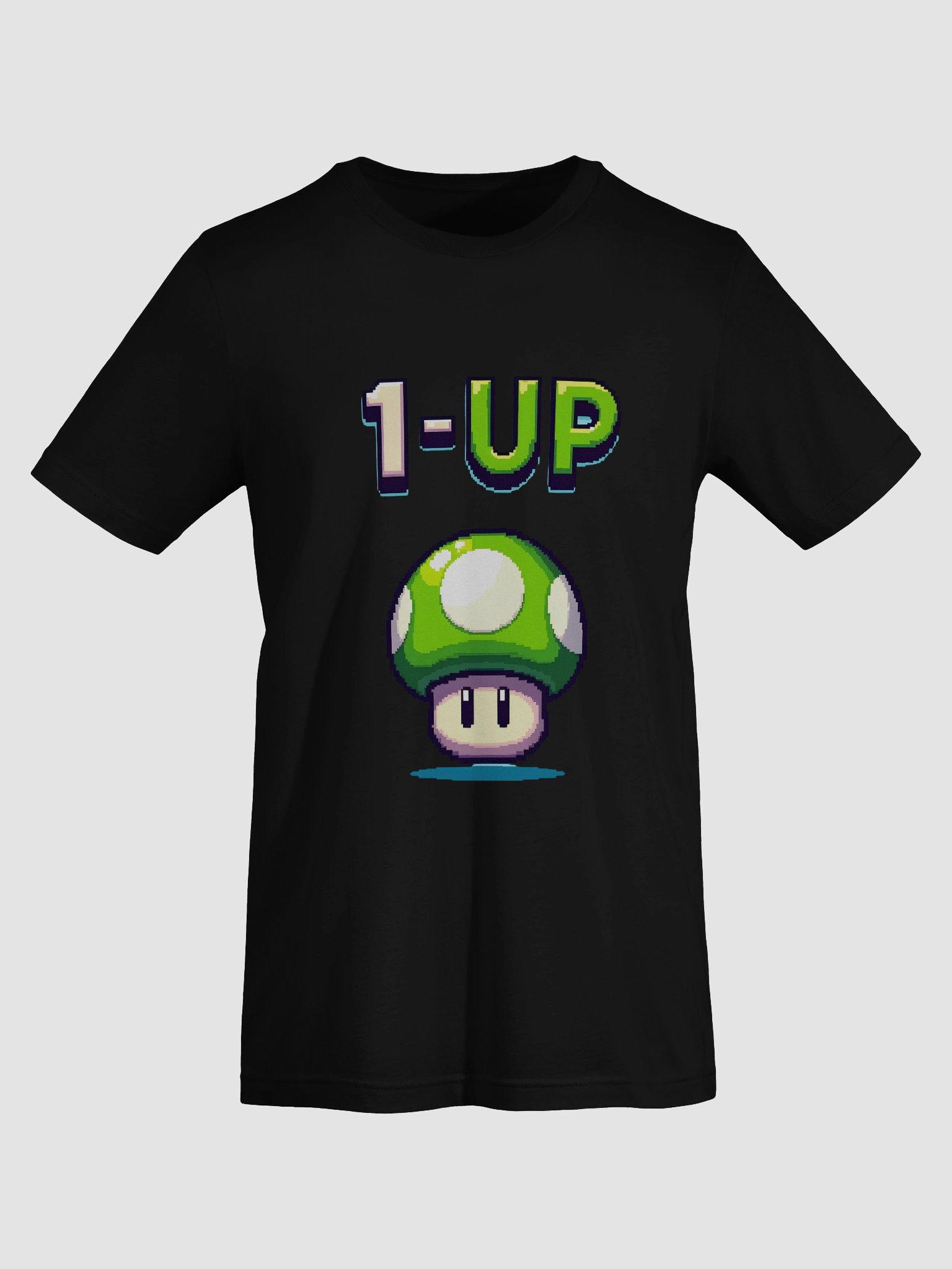 1-UP Mushroom Retro T-Shirt product image (13)