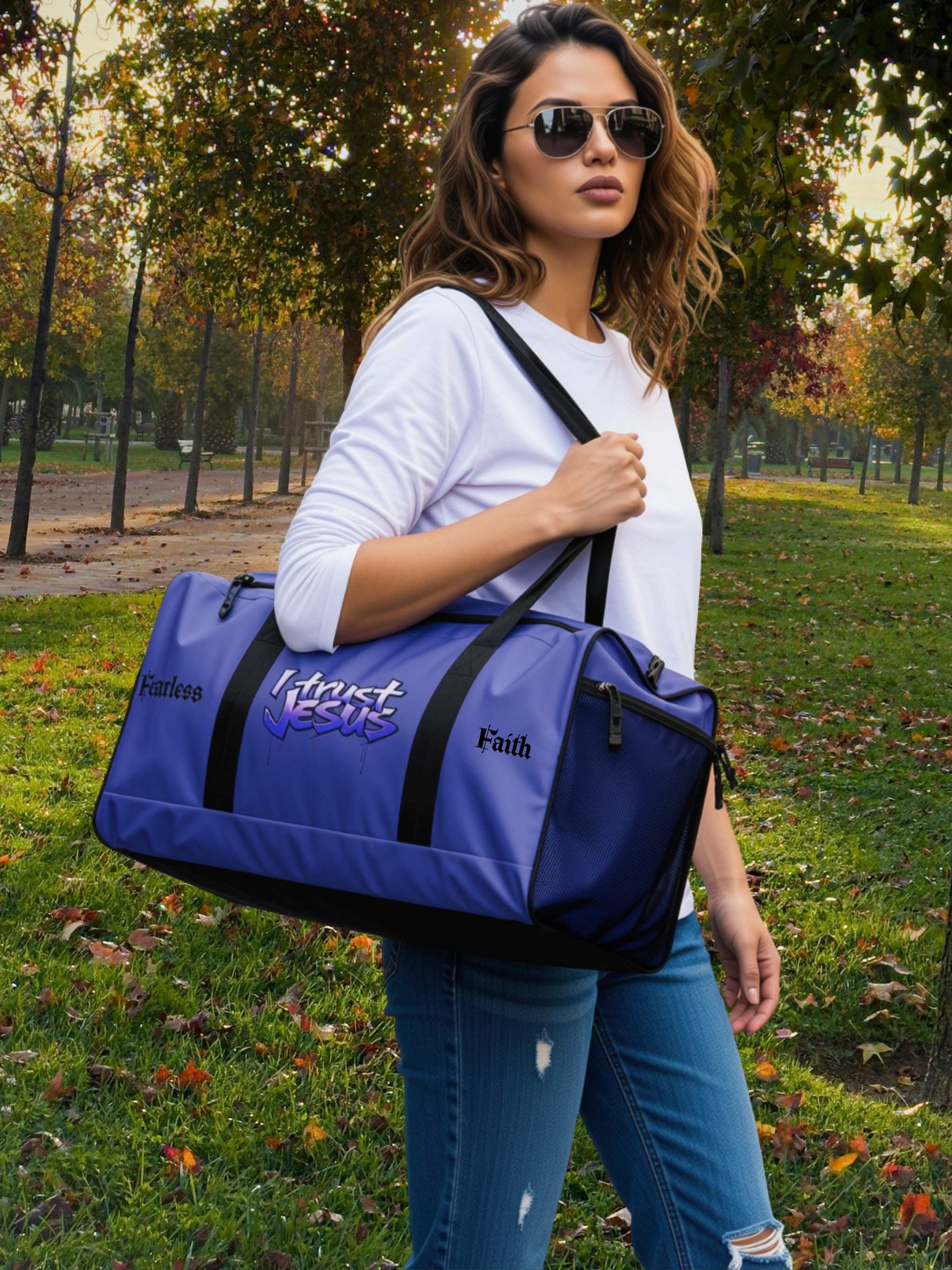I Trust Jesus Duffle Bag product image (1)