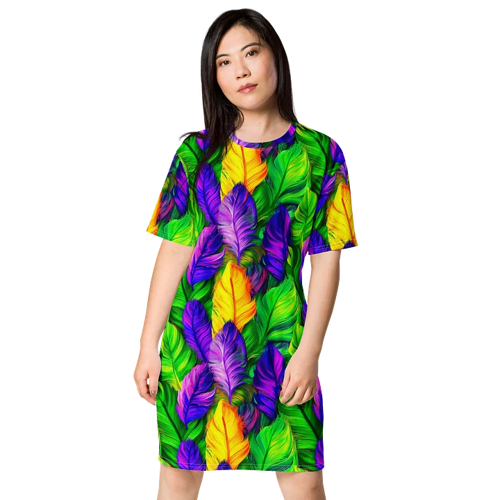 Carnival Plume All-Over-Print T-Shirt Dress product image (1)