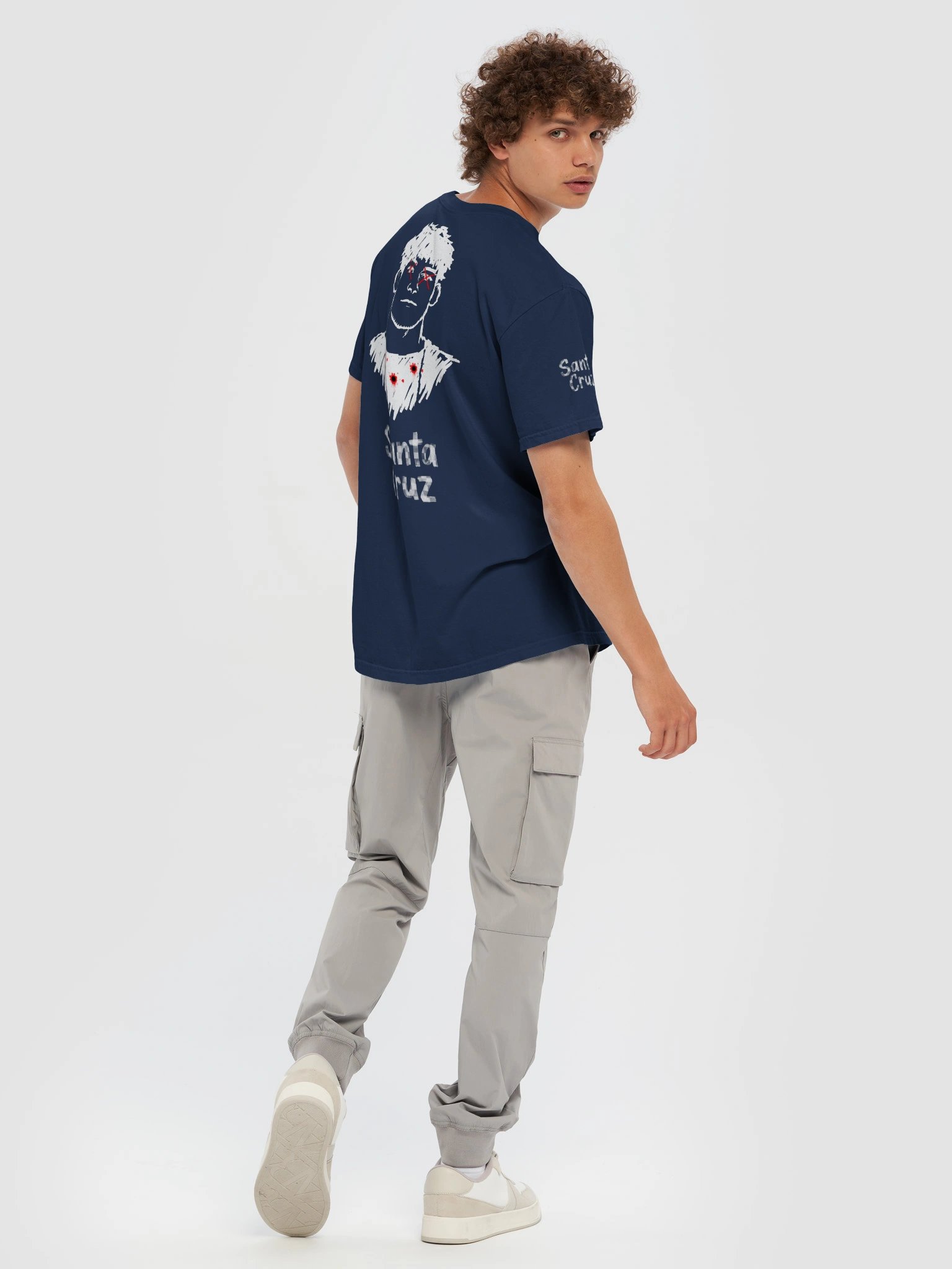 A-Gray Minimal Paint-Style Tee product image (72)