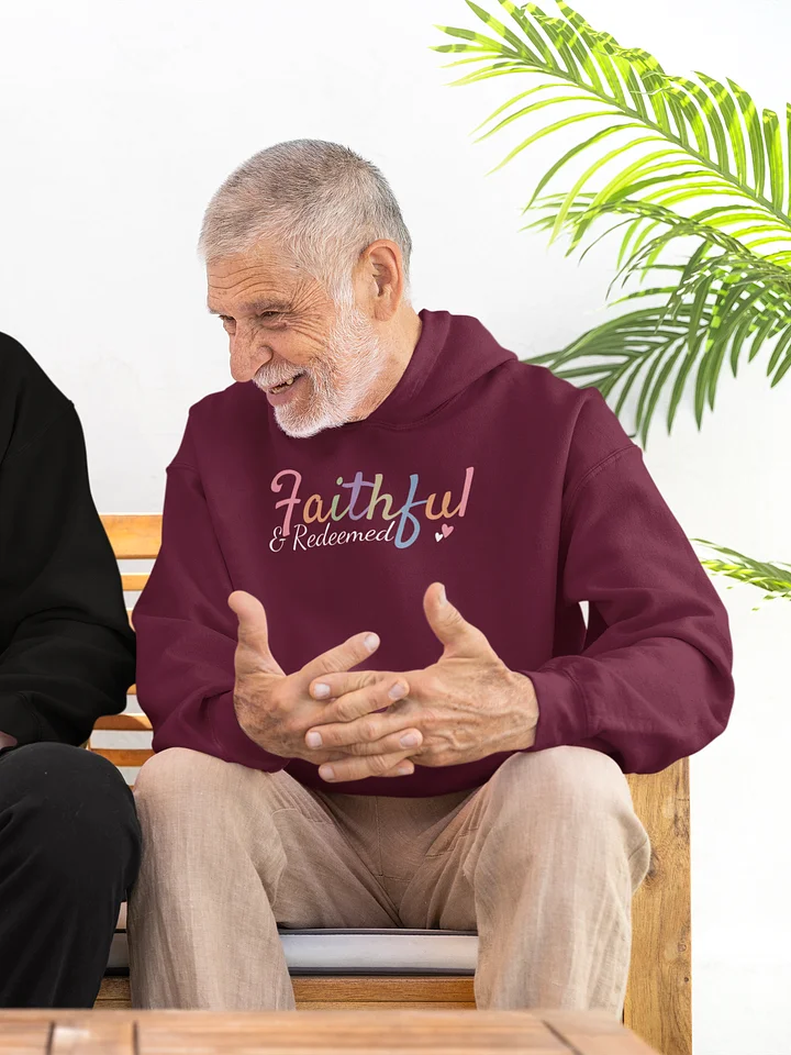 Faithful & Redeemed Gradient Gildan Hoodie product image (2)