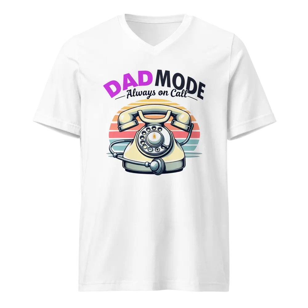 Always on Call Vintage Telephone v-neck Tee product image (1)
