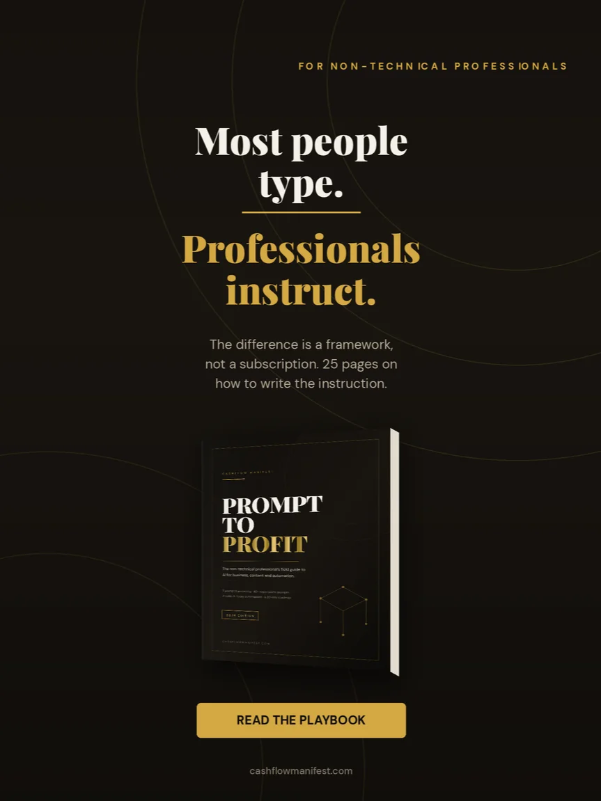 Prompt to Profit — The AI Playbook for Non-Technical Professionals product image (4)