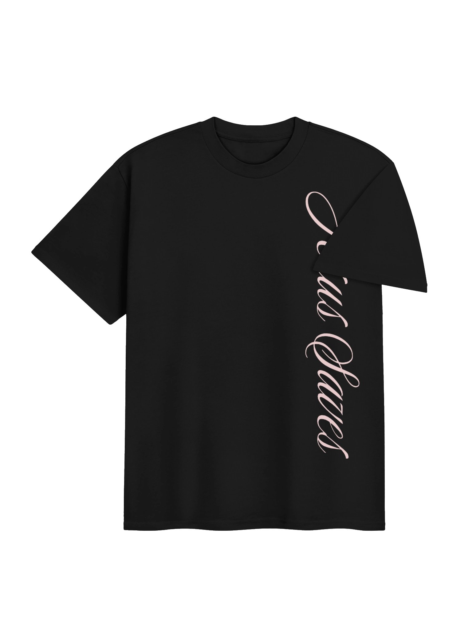 jesus saves cursive tee - baby pink product image (4)