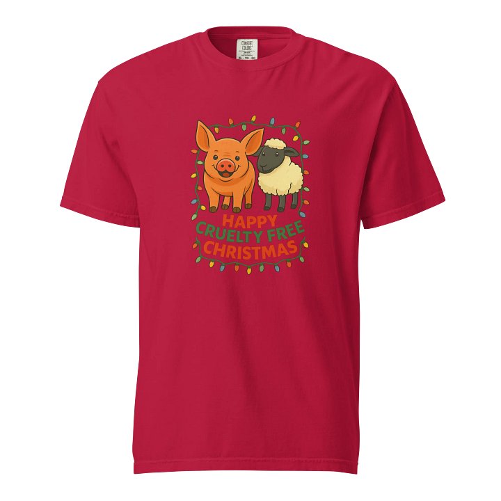 Happy Cruelty Free Christmas T-Shirt product image (1)