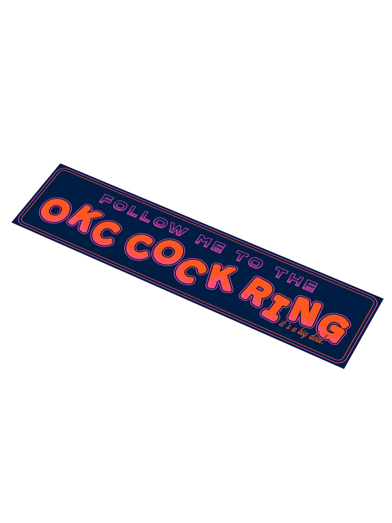 Follow Me to the OKC Cock Ring product image (1)