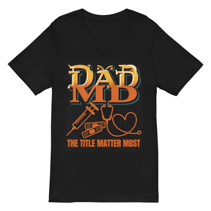 DAD MD Medical Typography T-Shirt product image (3)