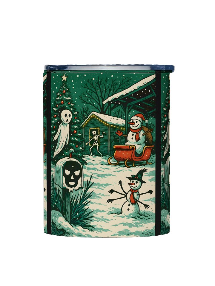 Festive Winter Scene Stainless Steel Tumbler product image (1)