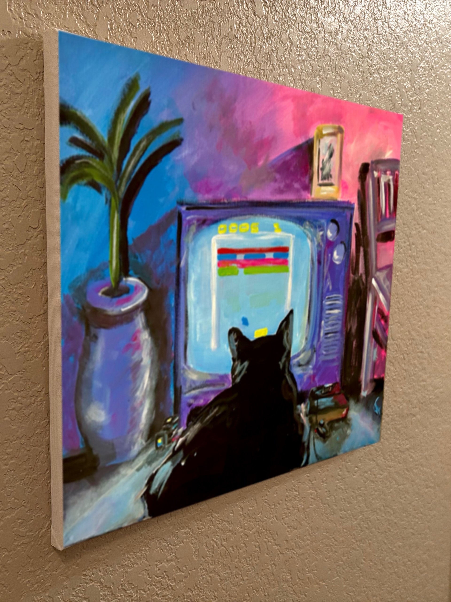 Canvas Print Gamer Cat Atari Daze product image (2)