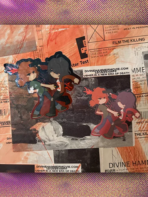 Rose & Hollie Sticker - Divine Hammer product image (1)