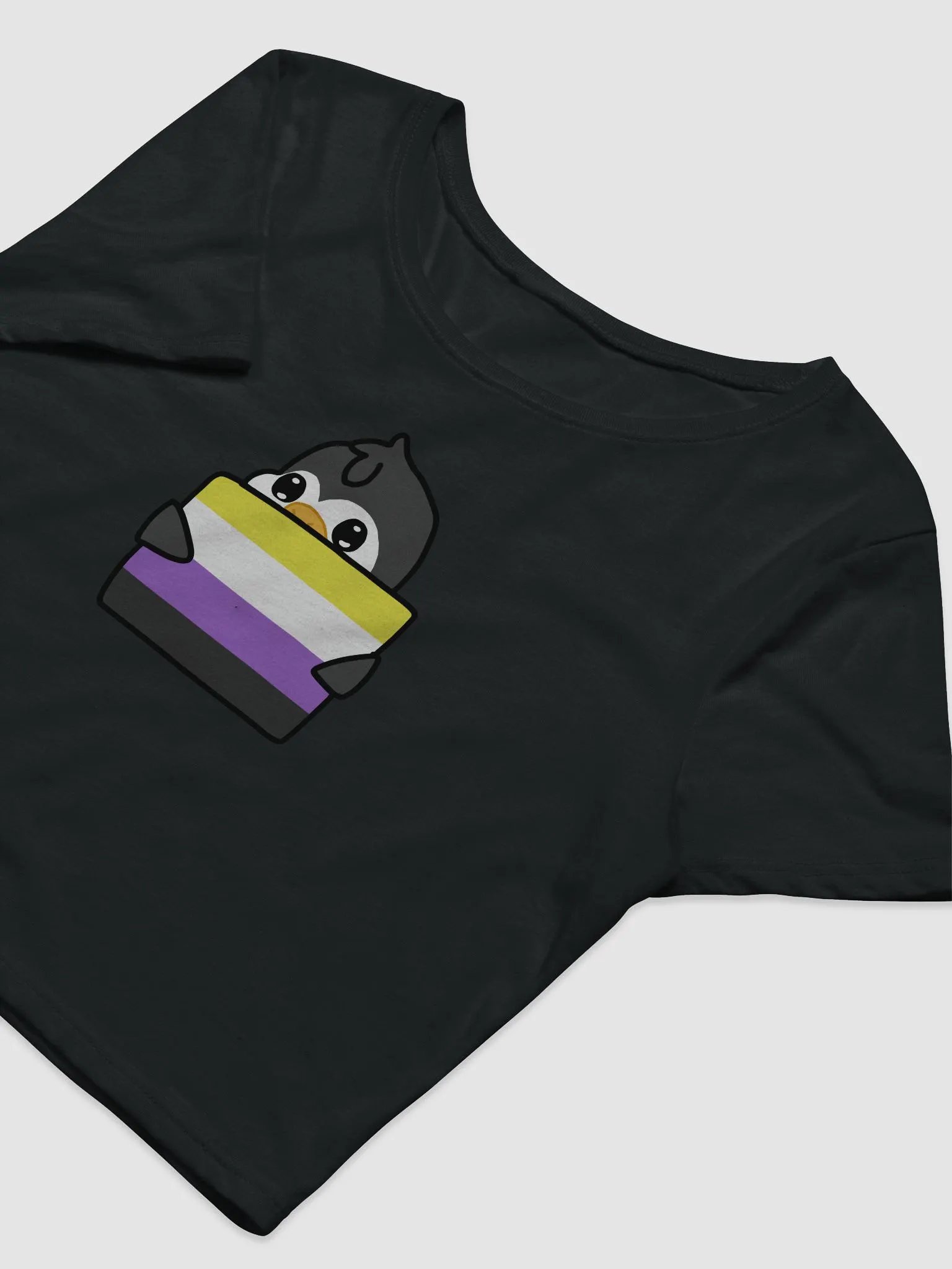 "Non-Binary Pride" Lil' Guy - Crop Top product image (5)