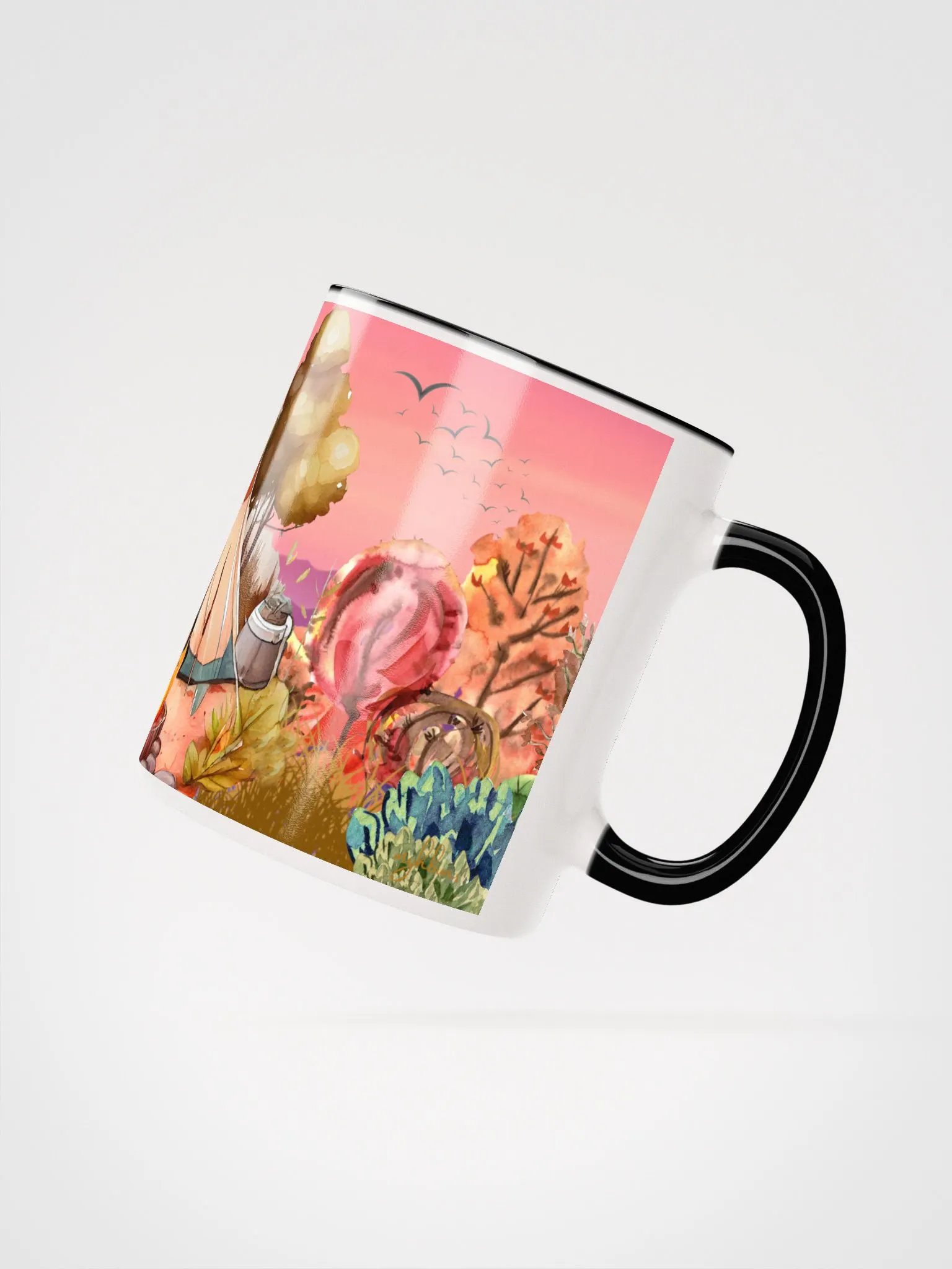 Camping Bear Ceramic Mug | Rustic Wilderness-Themed Drinkware for Outdoor Enthusiasts product image (2)