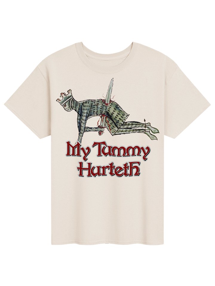 My Tummy Hurteth - Medieval Knight T-shirt product image (81)