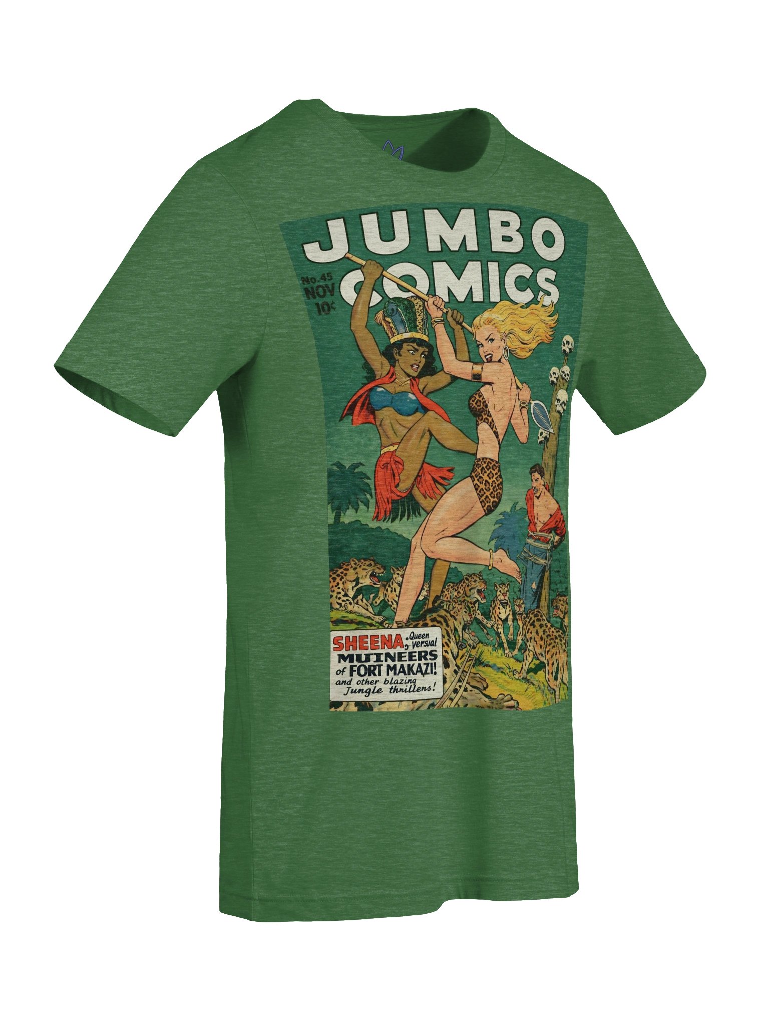 Jumbo Comics Vintage Jungle Cover T-Shirt product image (81)