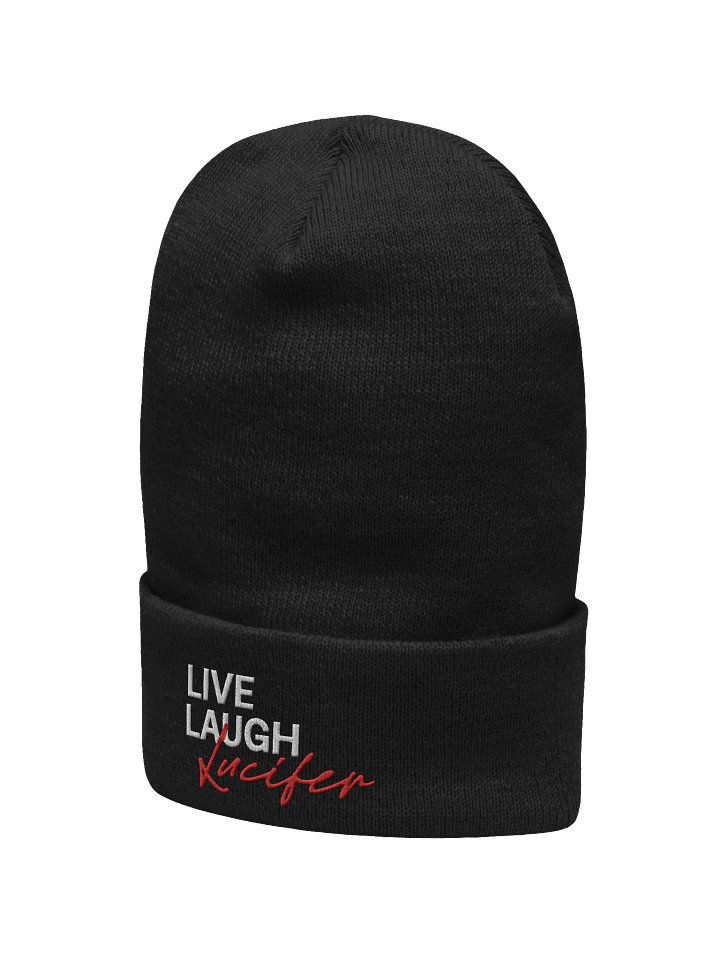 Live Laugh Lucifer Beanie product image (2)